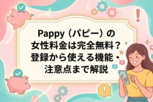 Pappy（パピー）の女性料金は完全無料？登録から使える機能・注意点まで解説