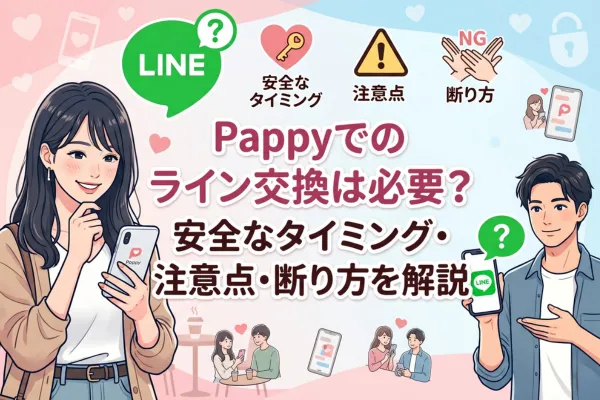 Pappyでのライン交換は必要？安全なタイミング・注意点・断り方を解説