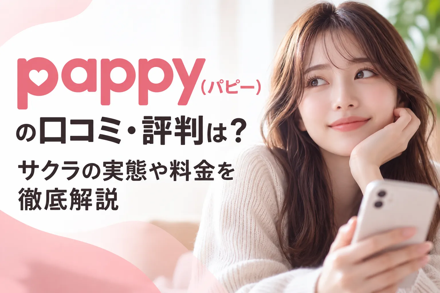 pappy(パピー)の口コミ・評判は?サクラの実態や料金を徹底解説