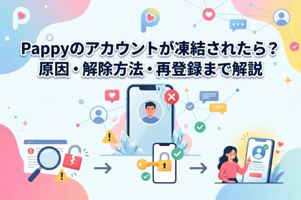 Pappyのアカウントが凍結されたら?原因・解除方法・再登録まで解説